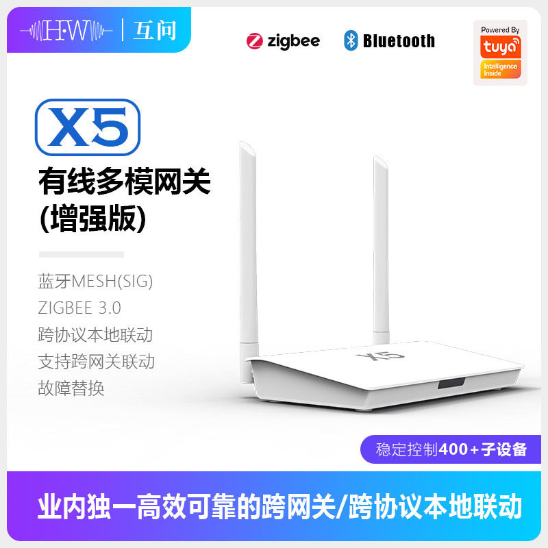 Smart Home Zigbee Gateway - Bramka Doodle Zigbee Bluetooth Dual-mode X5,