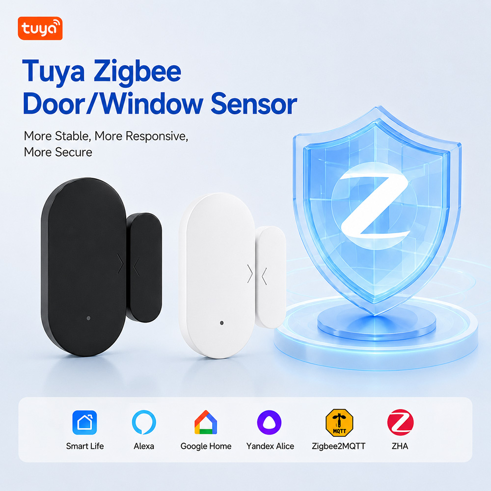 Smart Home Tablet - Czujnik otwarcia drzwi/okien Tuya Zigbee 3.0