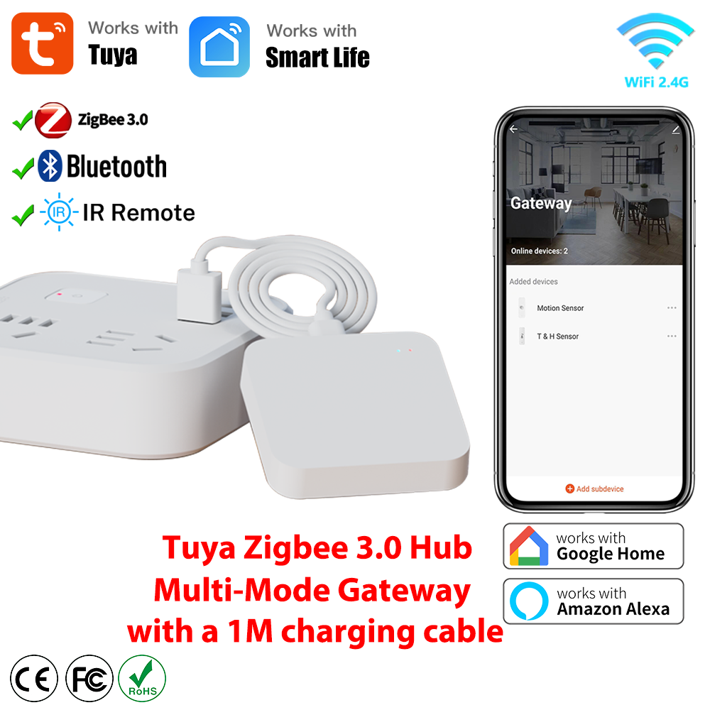 Smart Home Wifi Hub - Bezprzewodowy hub Tuya Zigbee, kompatybilny z