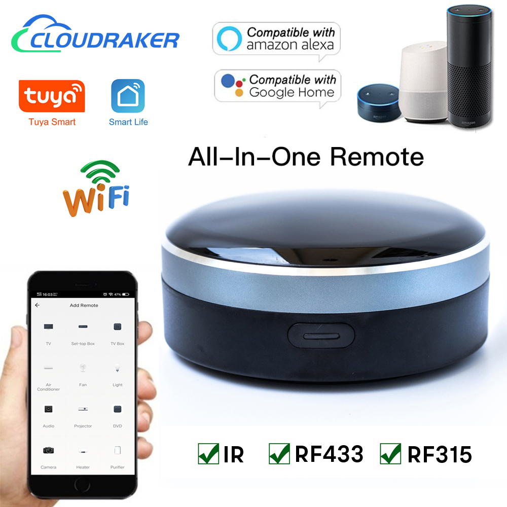 Smart Home Improvement - Tuya IR RF 433/315 Uniwersalny inteligentny