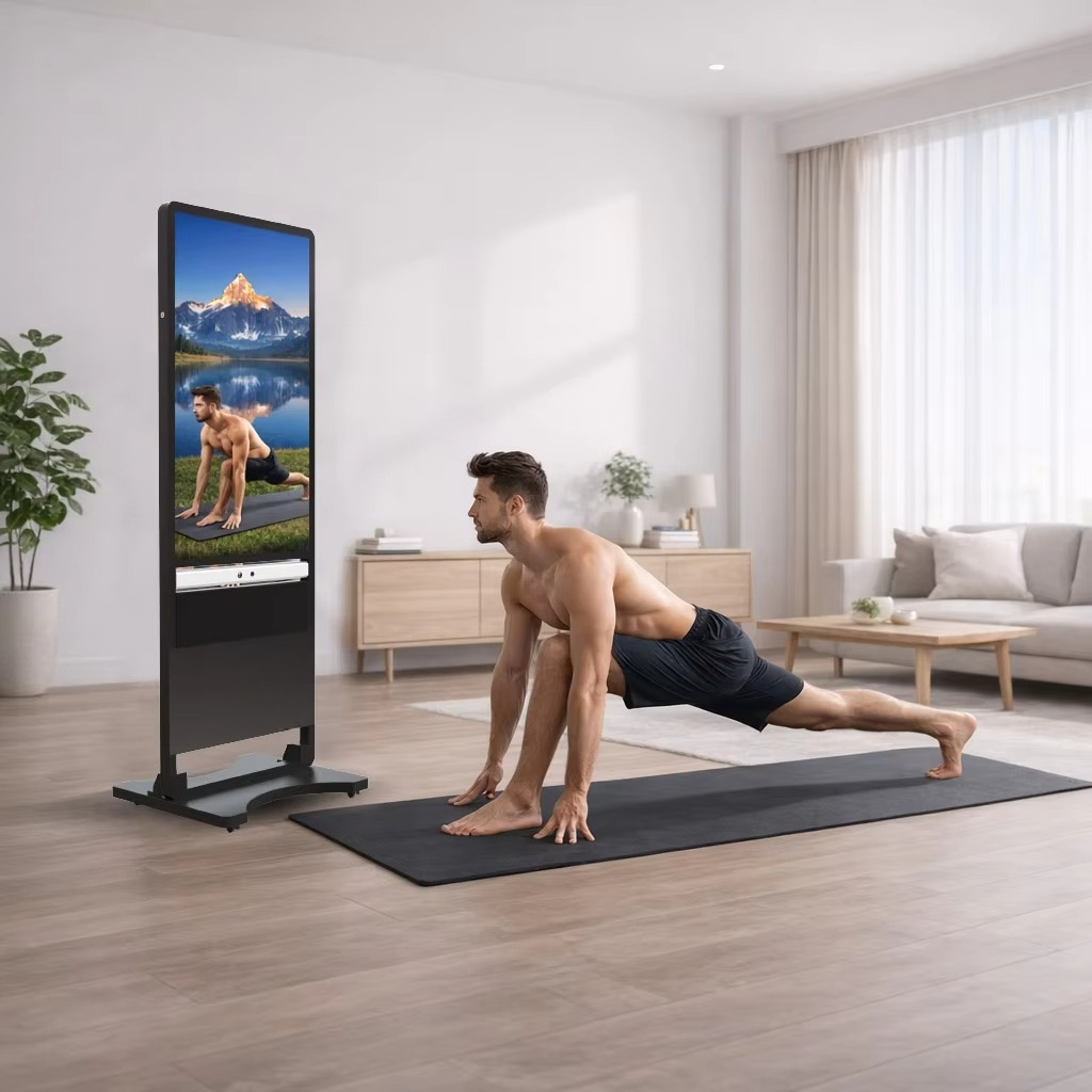 Smart Home Gym Mirror - 43-calowe lustro fitness Full HD Smart