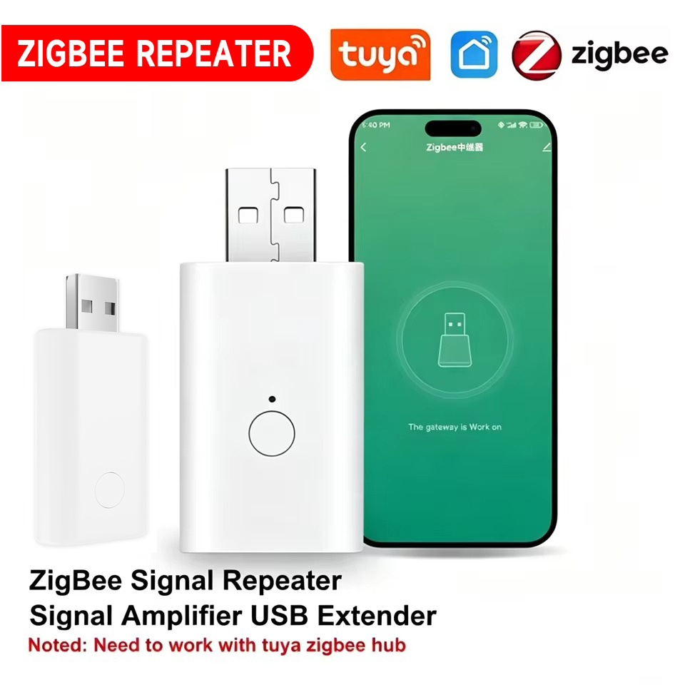 Smart Home Theater - Wzmacniacz sygnału Tuya ZigBee USB, przedłużacz