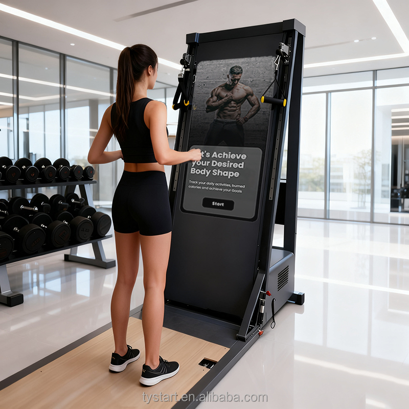 Smart Home Gym Mirror - Inteligentne lustra fitness Tystart Ai, stojące,