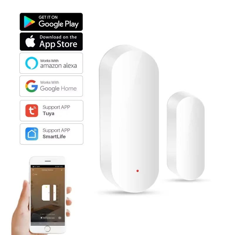 Wireless Door Sensor - Tuya Inteligentny czujnik drzwi WiFi Inteligentny