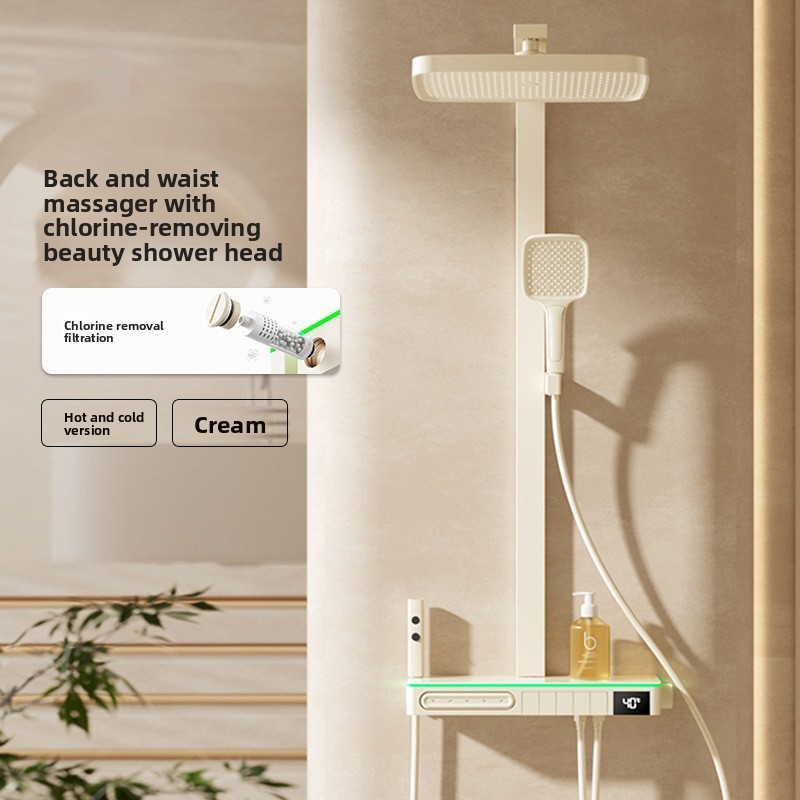 Smart Home Uses - Inteligentny wyświetlacz cyfrowy, dechlorujący, upiększający skórę,