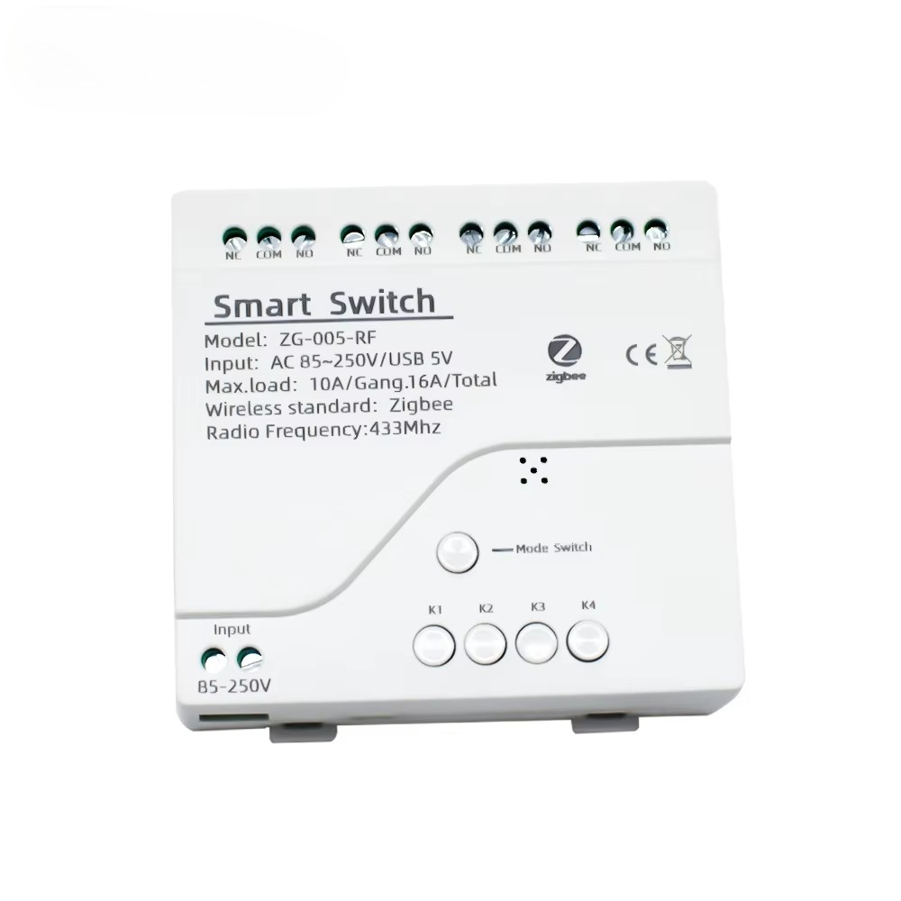 Smart Home Zigbee Gateway - Moduł przekaźnikowy Tuya 4CH Zigbee USB