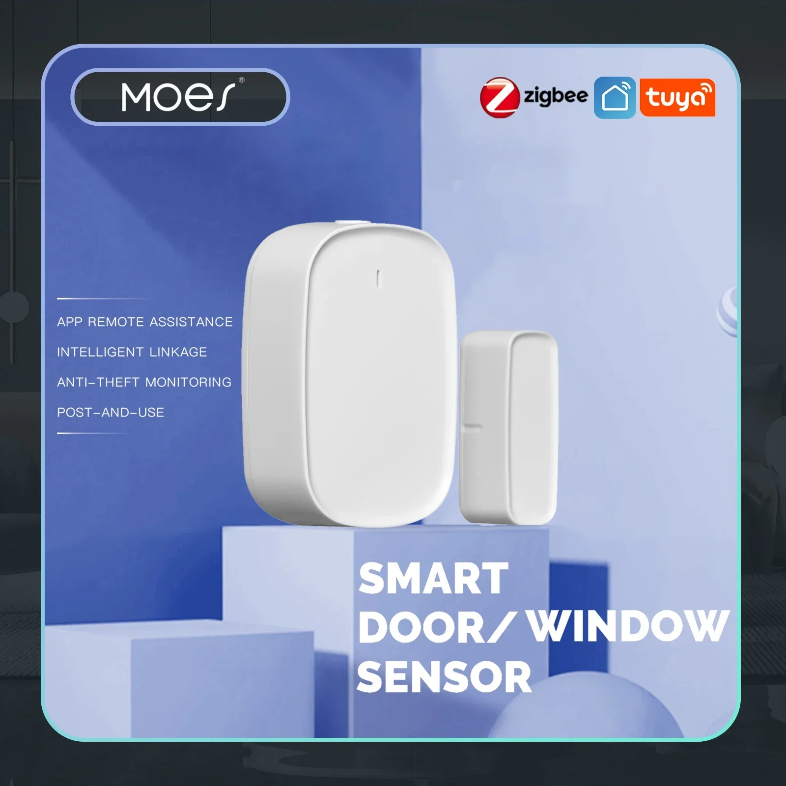 Smart Home Improvement - MOES Tuya ZigBee/Wifi inteligentne okno drzwi