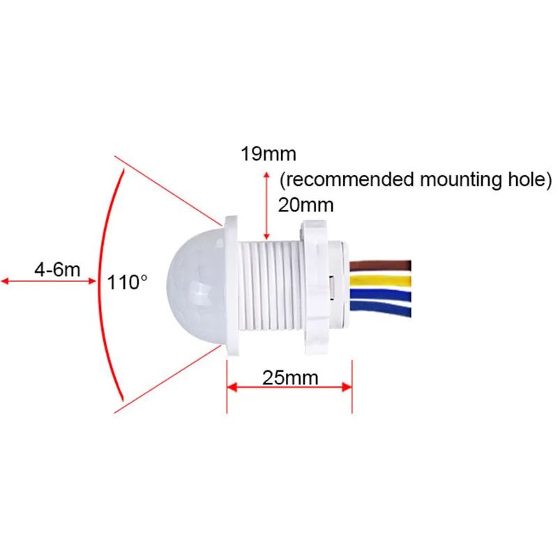 AC 110V 220V Mini czujnik ruch – Smart Home Project recenzja i cena
