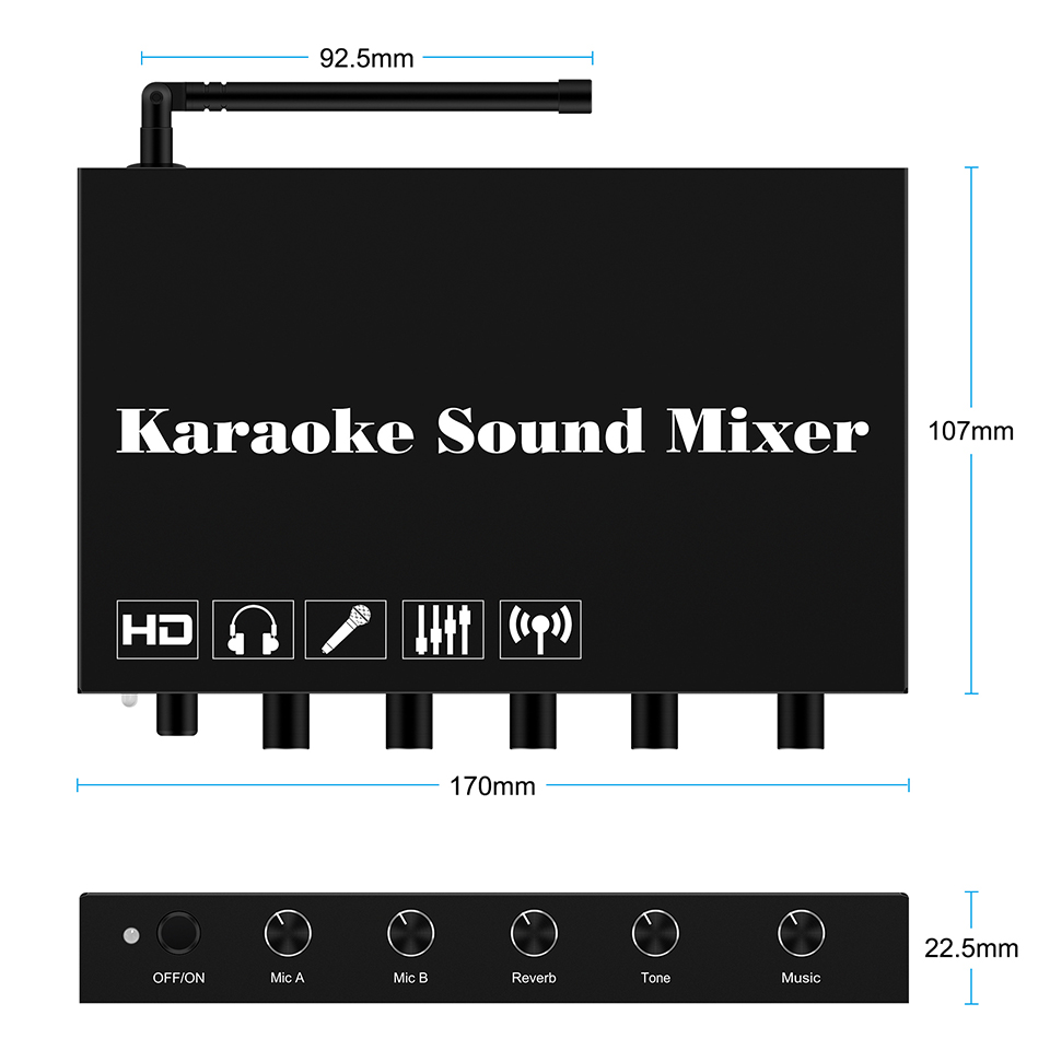 Mikser Karaoke HDMI Bezprzewod – Smart Home Theater recenzja i cena