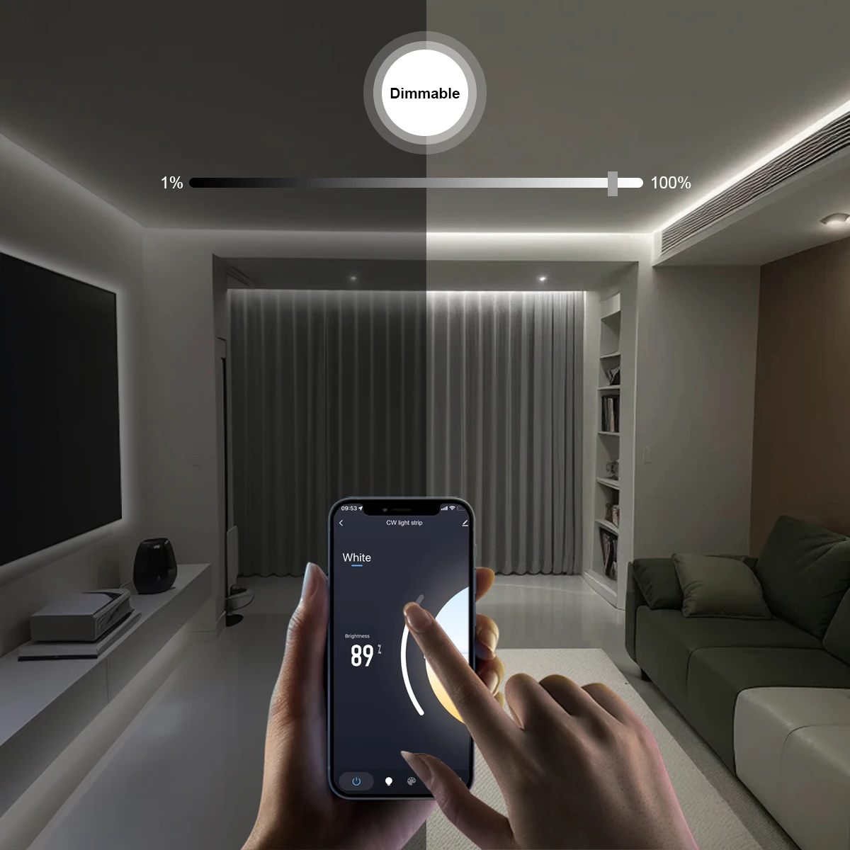 Taśma LED COB Zigbee 3.0 CCT 2 – Smart Home Zigbee Gateway recenzja i cena