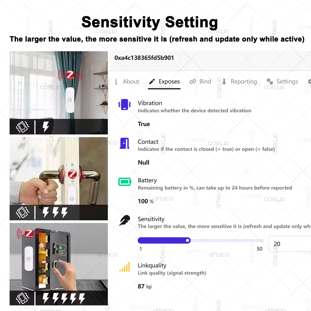 Inteligentny czujnik wibracji  – Smart Home Blog recenzja i cena