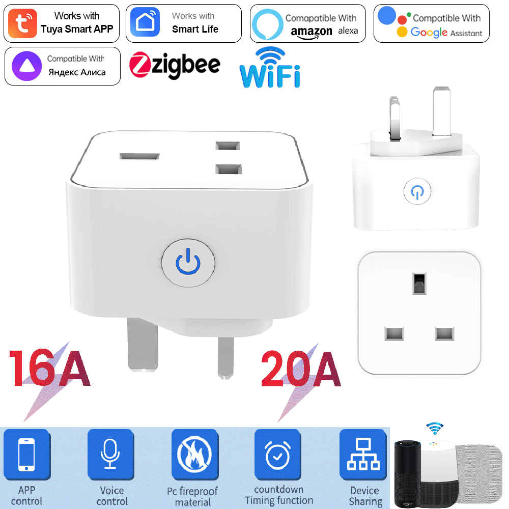 Inteligentne gniazdko Tuya 16A – Smart Home Zigbee Gateway recenzja i cena