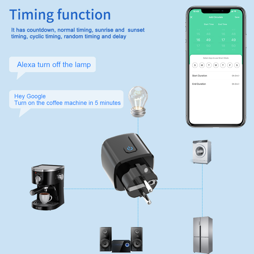 Inteligentne gniazdko WiFi Tuy – Smart Home Project recenzja i cena