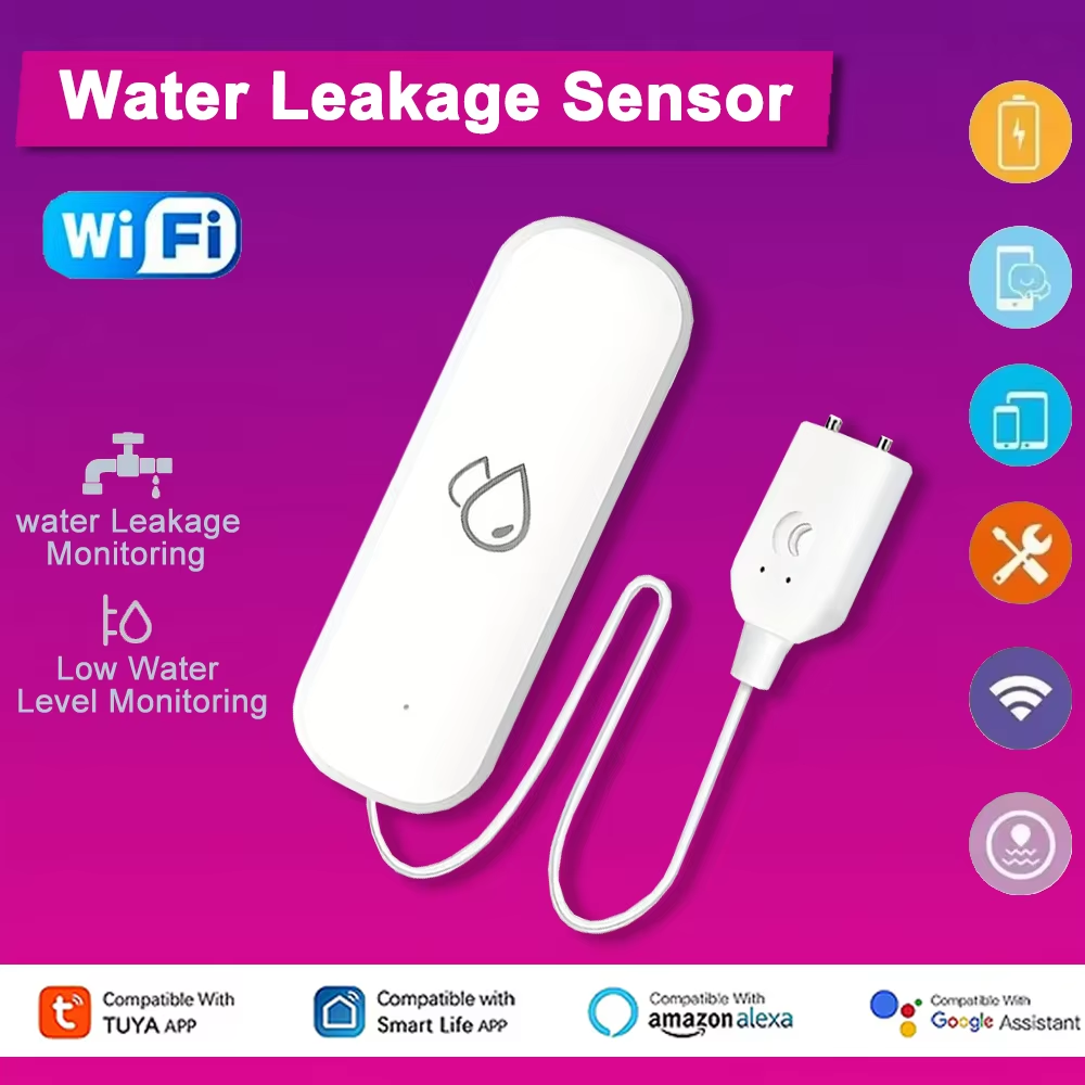 Czujnik wycieku wody Tuya WiFi – Smart Home Project recenzja i cena