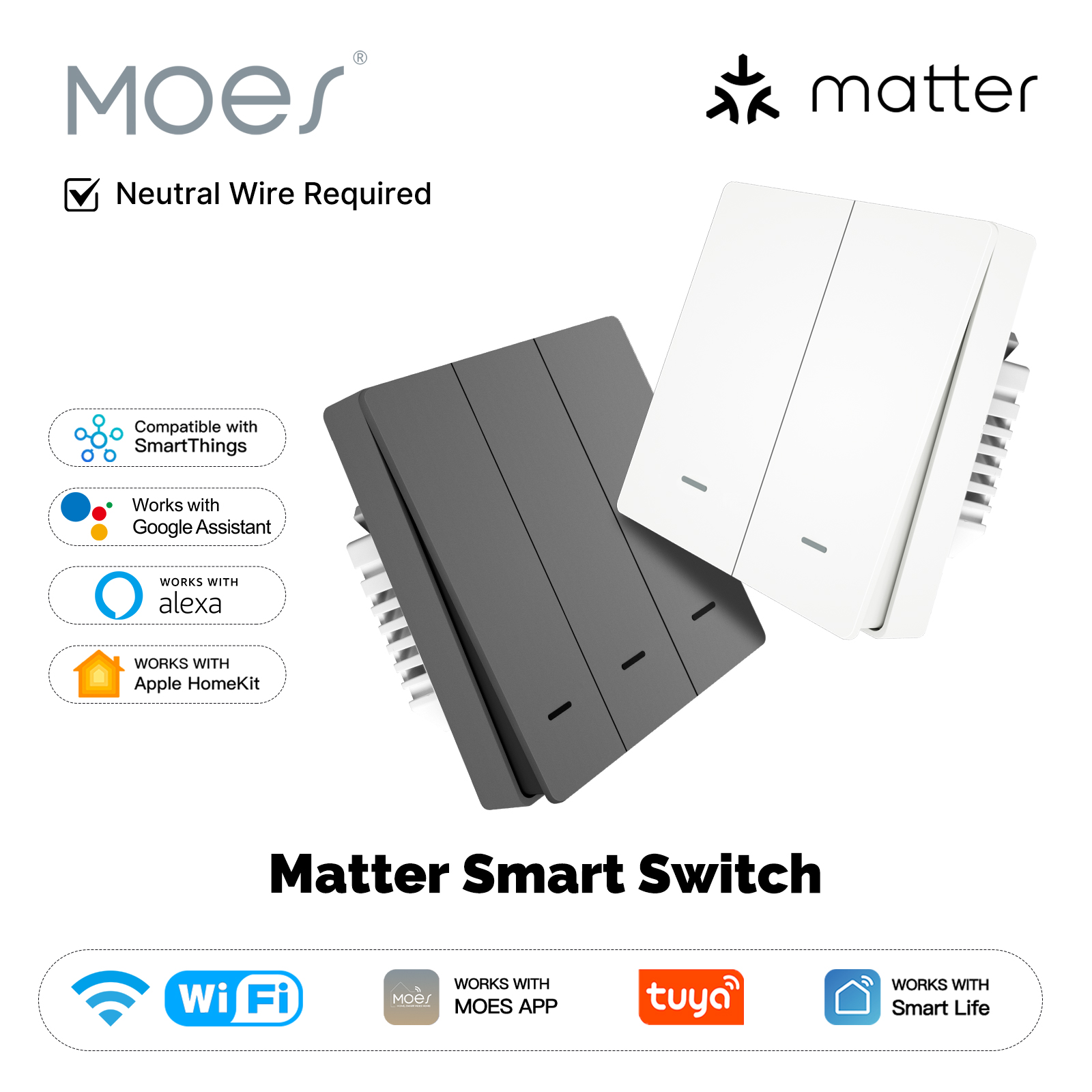 MOES Matter Tuya WiFi intelige – Smart Home Tablet recenzja i cena