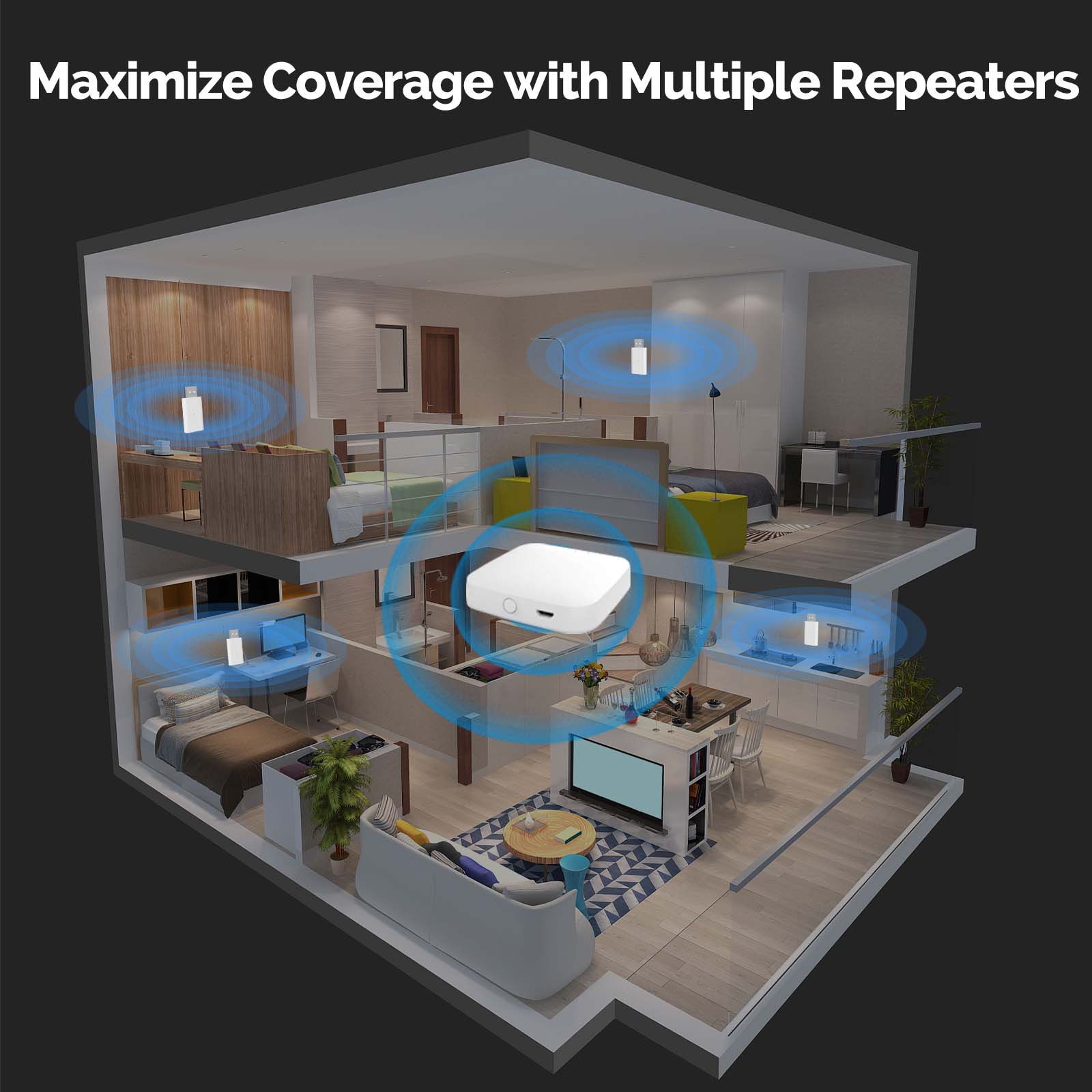 Wzmacniacz sygnału MOES Tuya Z – Smart Home Zigbee Gateway recenzja i cena