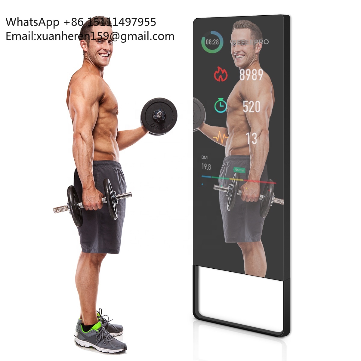 Lustro do ćwiczeń z ekranem do – Smart Home Gym Mirror recenzja i cena
