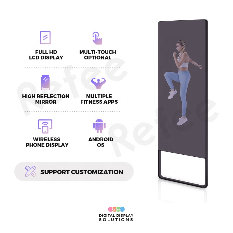 Inteligentne lustro cyfrowe do – Smart Home Gym Mirror recenzja i cena