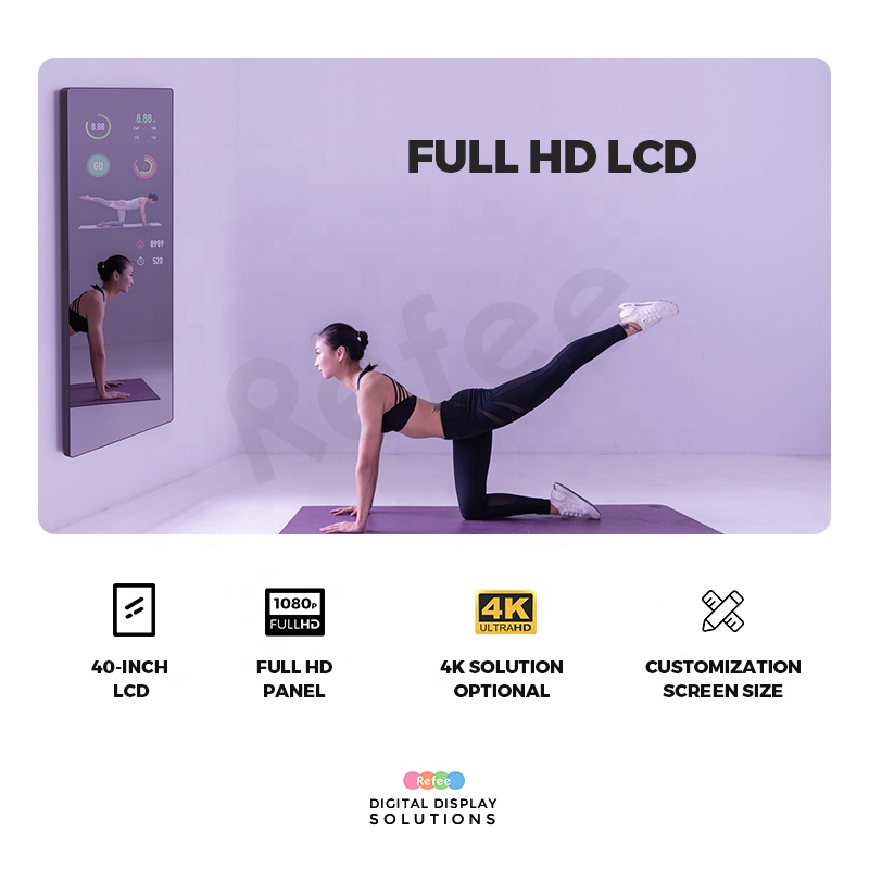 Inteligentne lustro cyfrowe do – Smart Home Gym Mirror recenzja i cena